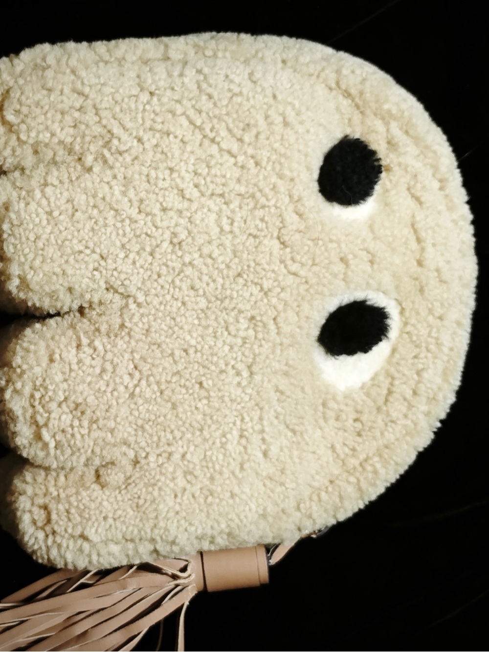 ANYA HINDMARCH
Shearling crossbody bag
